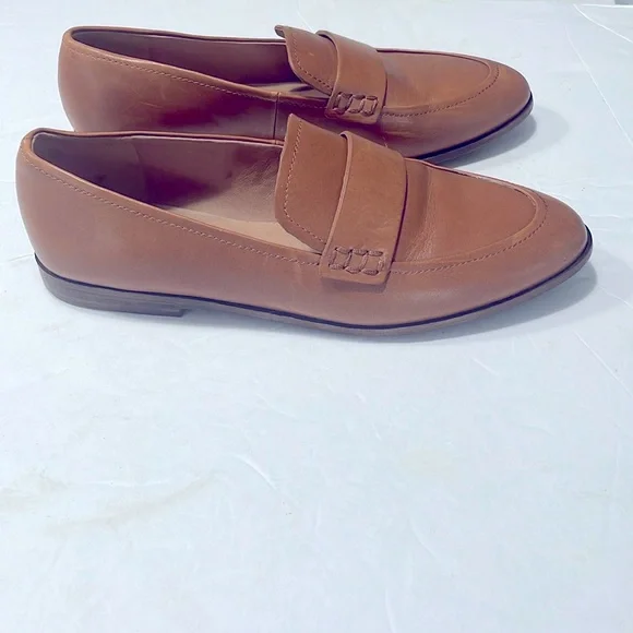 Madewell Tan Leather Loafers - Picture 4 of 9